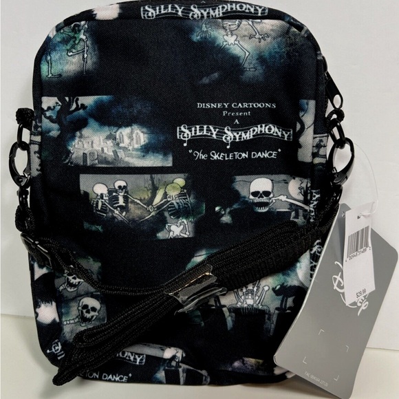 NWT Disney Silly Symphony Skeleton Dance Crossbody Bag - Picture 3 of 3
